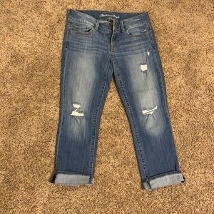 American Eagle Jean Capris
